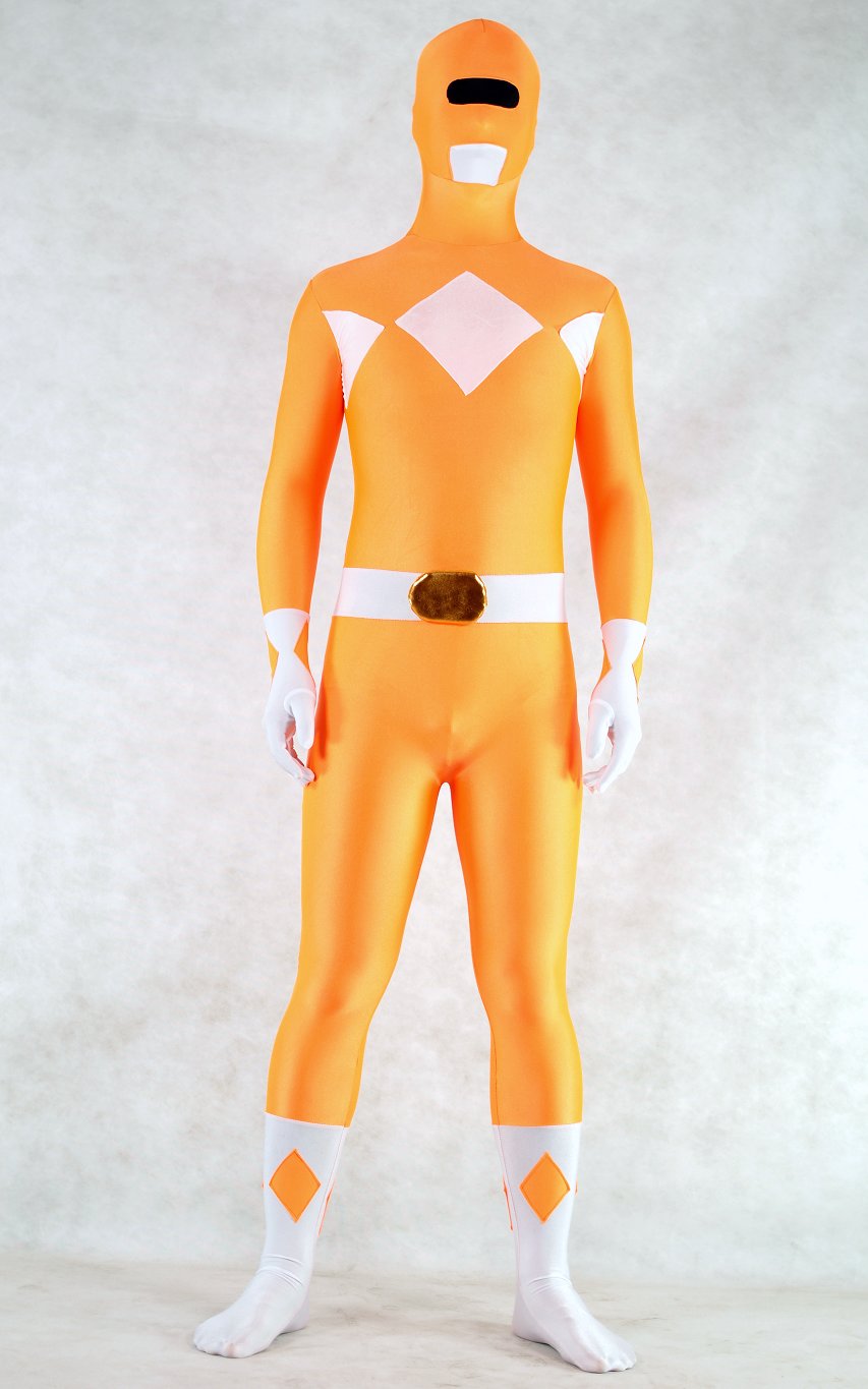 Ranger Halloween Costumes Zentai Orange